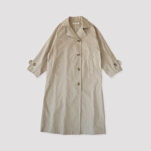Micaela Greg Taupe Seamed Trench